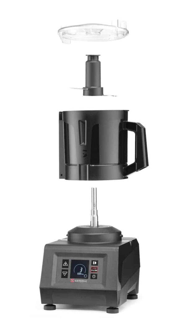 Mainīga ātruma kuteris-emulgators Compact Line KE-4V Ultra, Melns, 252x309x434mm, 1051000, Sammic
