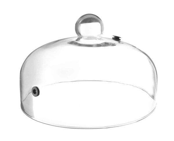 Stikla kupols ar ventilācijas atveri, Plats stikla kupols, ø260x174mm, 199664, Hendi