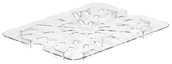 Perforēts Camwear žāvētājs, tvertnēm Camwear GN, Cambro, Caurspīdīgs, xxmm, 20CWD135, Cambro