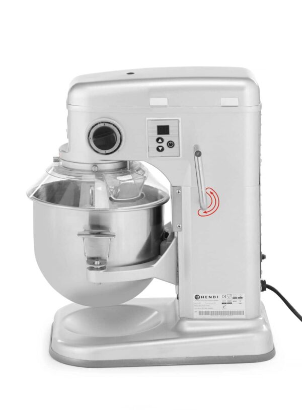 Planetārais mikseris , Kitchen Line, 7L, Sudraba, 230V/650W, 420x240x425mm, 222829, Hendi