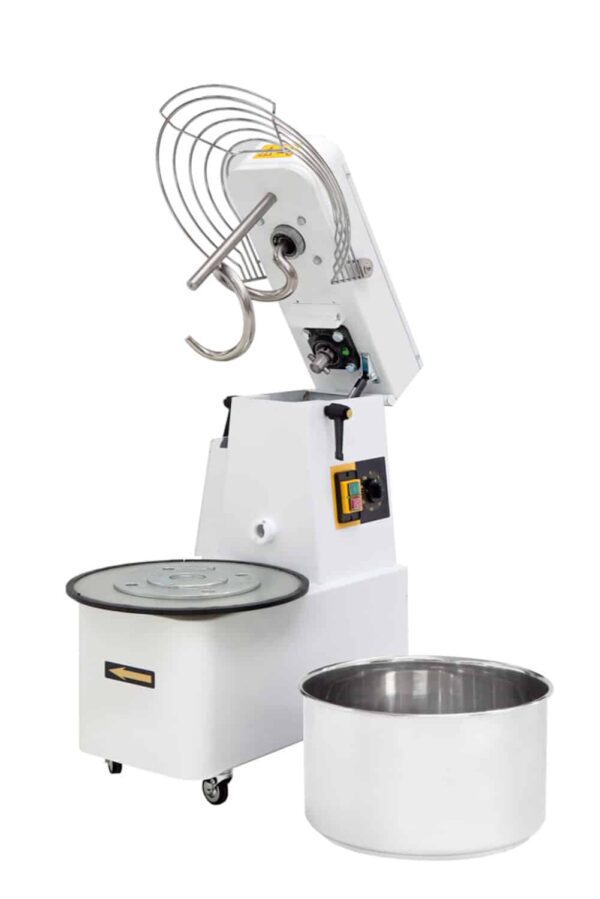 Mīklas maisītājs spirālveida ar noņemamu kublu 2 ātrumi - 41 l, Prismafood, 112 kg/h, 41L, 400V/1700W, 480x815x850mm, 222935, Hendi