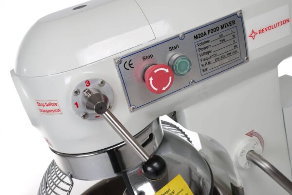 Planetārais mikseris 20 l, Revolution, 20 l, 20L, 230V/1100W, 400x500x850mm, 226032, Hendi