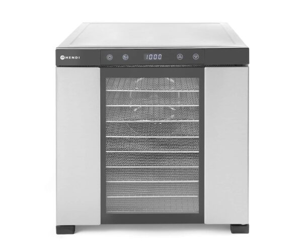 Pārtikas produktu žāvētājs, Profi Line, 10 paplātes, 230V/1000W, 417x535x430mm, 229026, Hendi