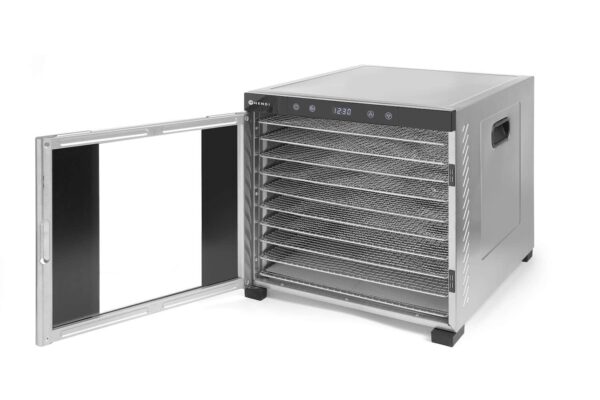 Pārtikas produktu žāvētājs, Profi Line, 10 paplātes, 230V/1000W, 417x535x430mm, 229026, Hendi