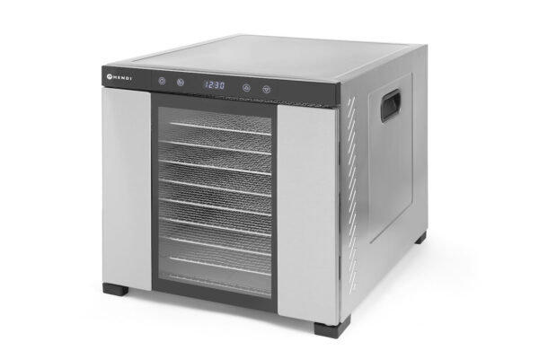 Pārtikas produktu žāvētājs, Profi Line, 10 paplātes, 230V/1000W, 417x535x430mm, 229026, Hendi