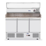 Picas galds ar granīta virsmu, 3 durvis, papildus plaukts, 254L, 230V/400W, 1365x700x1030mm, 232033, Arktic