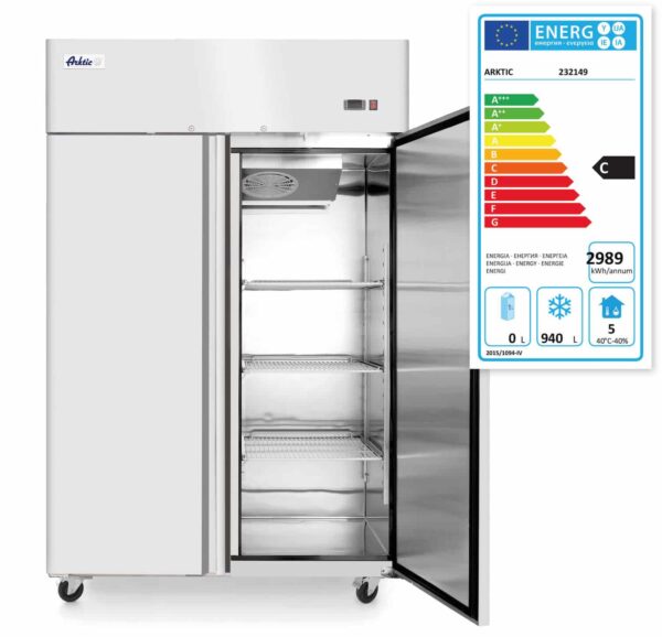 Saldētava, divas durvis Profi Line 1240 l, Profi Line, GN 2/1, 230V/980W, 1314x805x2065mm, 232149, Arktic