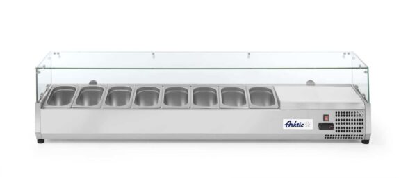 Galda aukstumvitrīna GN 1/4, 8x GN 1/4, 230V/180W, 1805x335x430mm, 232927, Arktic