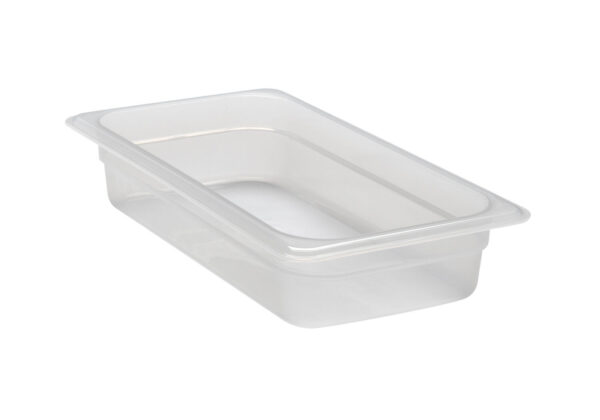 GN 1/3 caurspīdīga polipropilēna tvertne, Cambro, GN 1/3, 2,4L, Caurspīdīgs, 325x176x65mm, 32PP190, Cambro