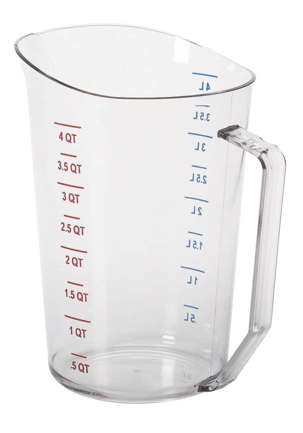 Mērglāze ar Camwear rokturi, Cambro, 4 l, 4L, Caurspīdīgs, 232x178x267mm, 400MCCW135, Cambro