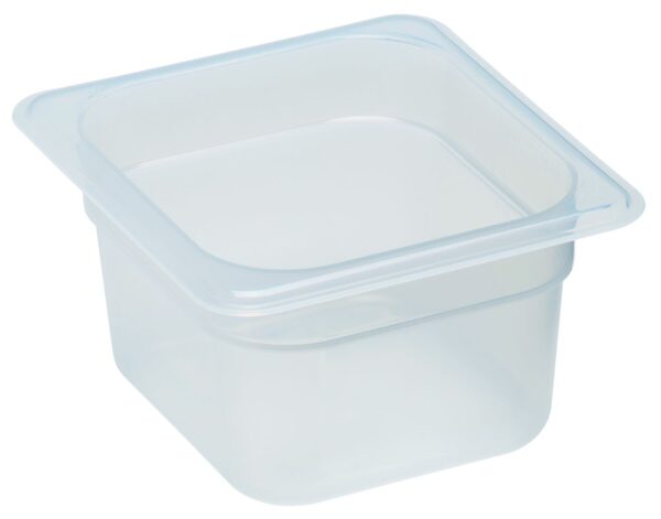 GN 1/6 caurspīdīga polipropilēna tvertne, Cambro, GN 1/6, 1,5L, Caurspīdīgs, 162x176x100mm, 64PP190, Cambro