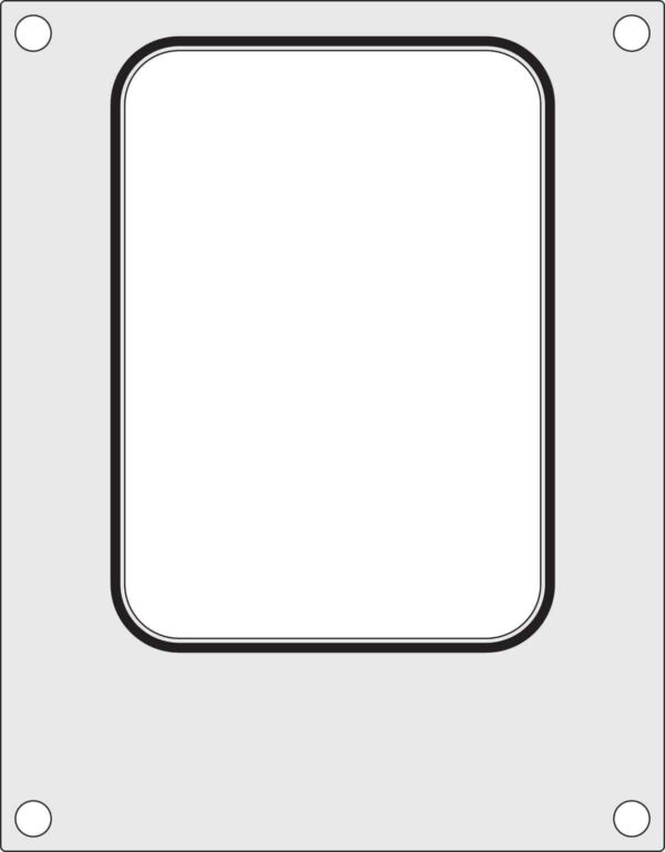 Matrica metināšanas iekārtai T-REX M-C-S un B190/192 STRONG, paplātei bez nodalījumiem 187x137 mm, 805565, Hendi