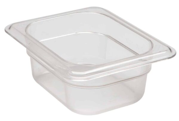 Camwear GN 1/8 polikarbonāta konteiners, Cambro, 0,7 l, H 65 mm, 0,7L, Caurspīdīgs, 161x132x65mm, 82CW135, Cambro