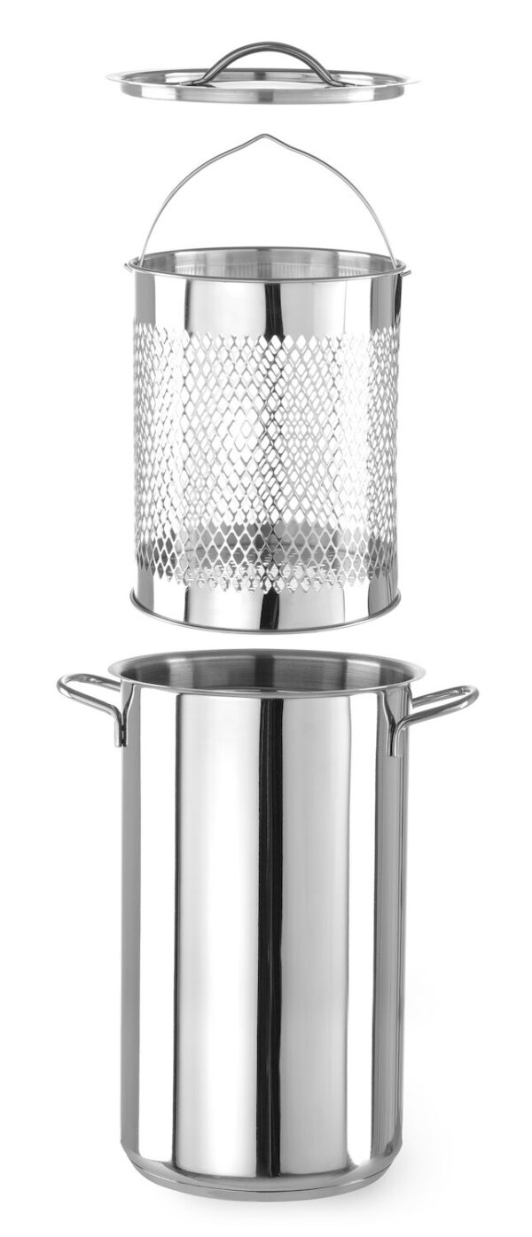 Sparģeļu un makaroni tvaicēšanas komplekts, XL, 5,5L, ø162x280mm, 833100, Hendi