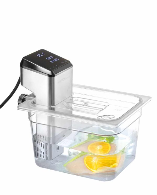 Gastronormu vāks ar vakuuma konteinera nūjiņas iedobi, GN 1/2, Caurspīdīgs, 265x325mm, 864234, Hendi