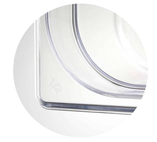 Trauks GN 1/2 „Profi Line” no polikarbonāta, Profi Line, GN 1/2, 6,5L, Caurspīdīgs, 325x265x100mm, 861424, Hendi