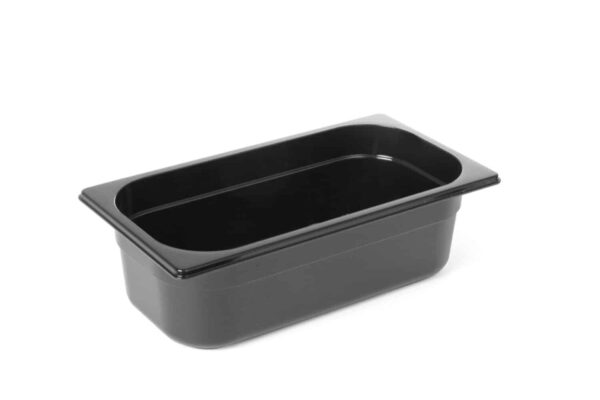Trauks GN 1/4 „Profi Line” no melnā polikarbonāta, Profi Line, GN 1/4, 1,8L, Melns, 265x162x65mm, 862636, Hendi