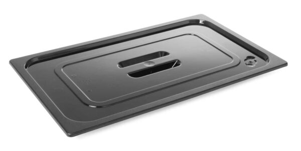 Vāks traukiem GN no melnā polikarbonāta, GN 1/1, Melns, 530x325mm, 862902, Hendi