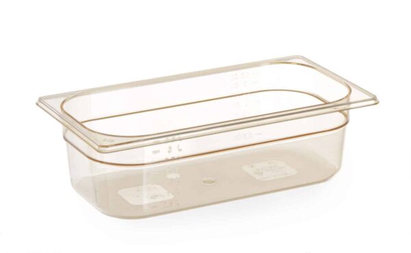 Trauks GN 1/3 no grilamīda augstai temperatūrai, GN 1/3, 2,5L, Caurspīdīgs, 325x176x65mm, 869482, Hendi