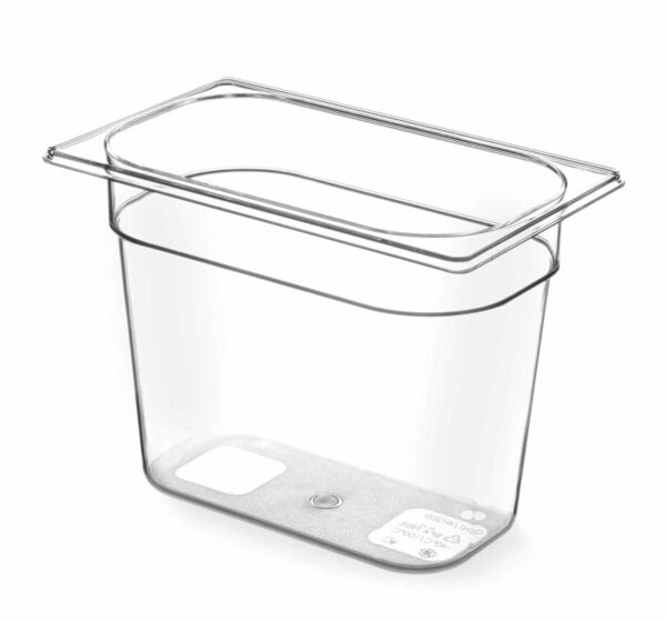 Trauks GN 1/4 no tritāna, GN 1/4, 1,8L, Caurspīdīgs, 265x162x65mm, 869536, Hendi