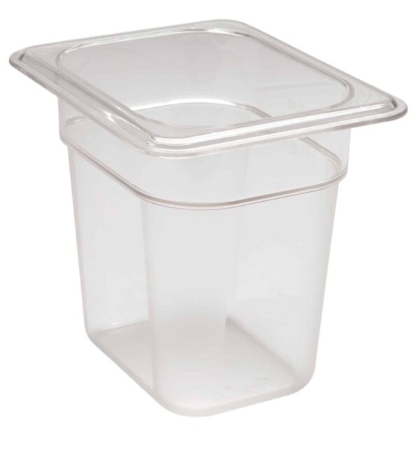 Camwear GN 1/8 polikarbonāta konteiners, Cambro, 1,5 l, H 150 mm, 1,5L, Caurspīdīgs, 161x132x150mm, 86CW135, Cambro