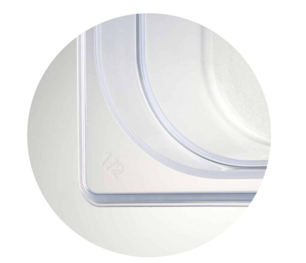 Trauks GN 1/2 „Profi Line” no polipropilēna, Profi Line, GN 1/2, 6,5L, Caurspīdīgs, 325x265x100mm, 880128, Hendi