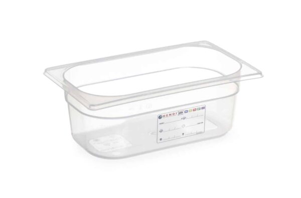 Trauks GN 1/4 HACCP, GN 1/4, 2,8L, Caurspīdīgs, 265x162x100mm, 880371, Hendi
