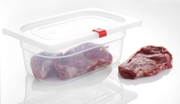 Klipši gastronormām GN HACCP no polipropilēna, Sarkans, 12 gab, 880661, Hendi