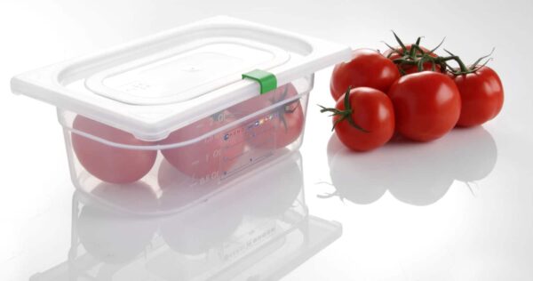 Klipši gastronormām GN HACCP no polipropilēna, Zaļš, 12 gab, 880678, Hendi