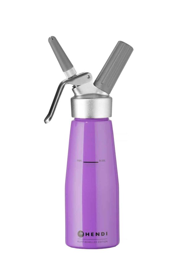 Saldā krējuma putošanas sifons, 0,5L, Violets, ø80x260mm, 975886, Hendi