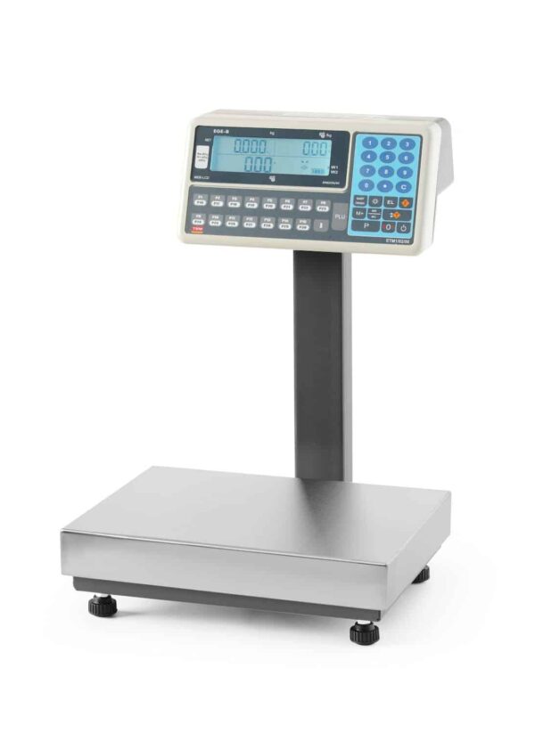 LCD platformas svari ar kolonnu un legalizāciju, 60 kg, TEM, 342x386x499mm, BE2CA028X035060, TEM