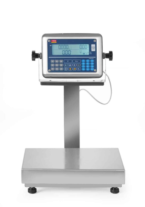 LCD platformas svari ar kolonnu un legalizāciju, 60 kg, TEM, 342x386x534mm, BE2TP028X035060, TEM