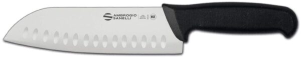Supra Santoku nazis, asmens ar padziļinājumiem, 320mm, S350.018, Ambrogio Sanelli