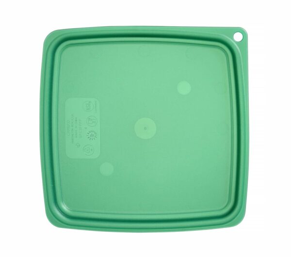 Cambro, 1,9 l un 3,8 l tvertnēm, Zaļš, 191x191x19mm, SFC2FPPP265, Cambro