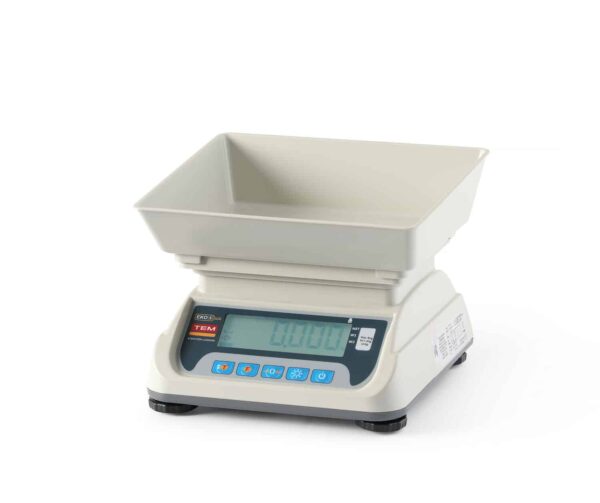 Mazumtirdzniecības svari ar LCD displeju ar RS232 portu un legalizāciju, ECO+ sērija, TEM, 255x264x189mm, TEKO+LCD15C-P1-B1, TEM