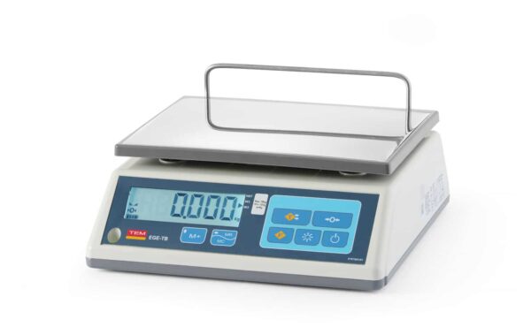 LCD mazumtirdzniecības svari ar legalizāciju, EGE līnija, 15 kg, TEM, 325x320x160mm, TTB015-O, TEM