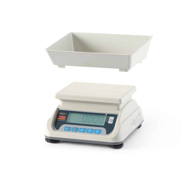 Mazumtirdzniecības svari ar LCD displeju ar RS232 portu un legalizāciju, ECO+ sērija, TEM, 255x264x189mm, TEKO+LCD06C-P1-B1, TEM