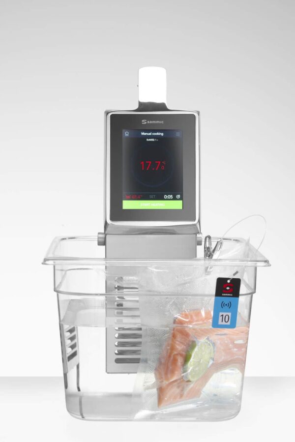 Iegremdējamais cirkulācijas sūknis sous-vide gatavošanai SmartVide X, Sudraba, 230V/2000W, 125x148x385mm, 1180160, SousVideTools