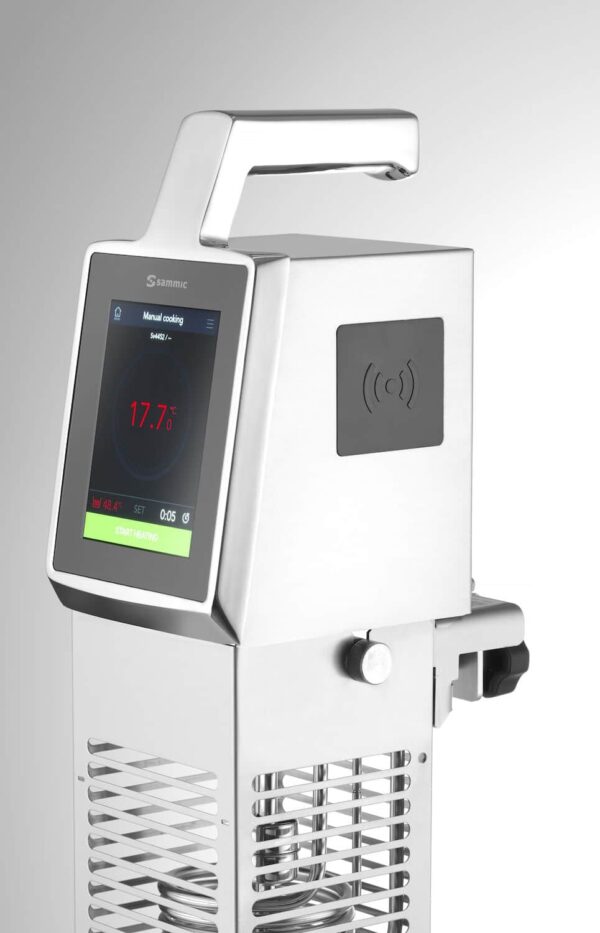 Iegremdējamais cirkulācijas sūknis sous-vide gatavošanai SmartVide X, Sudraba, 230V/2000W, 125x148x385mm, 1180160, SousVideTools