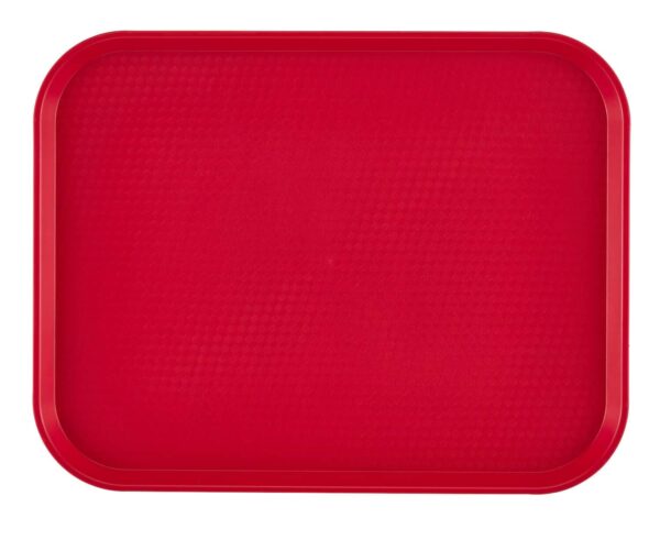 Polipropilēna fast food paplāte, vidēja izmēra, sarkana krāsa, Sarkans, 300x410x19mm, 1216FF163, Cambro
