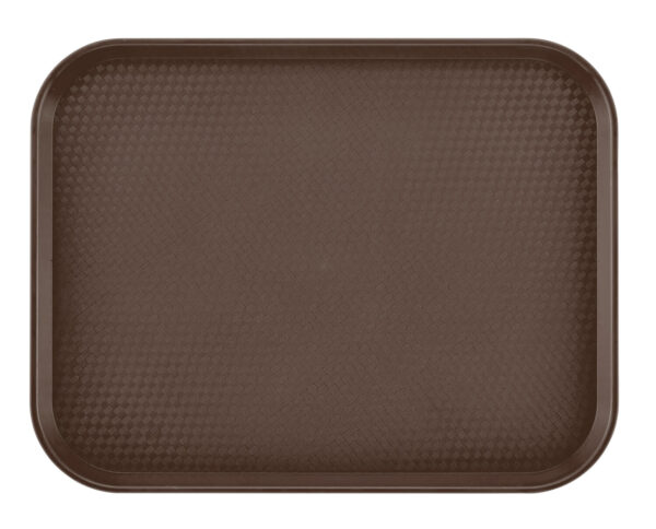 Polipropilēna fast food paplāte, vidēja izmēra, brūna krāsa, Brūns, 300x410x19mm, 1216FF167, Cambro