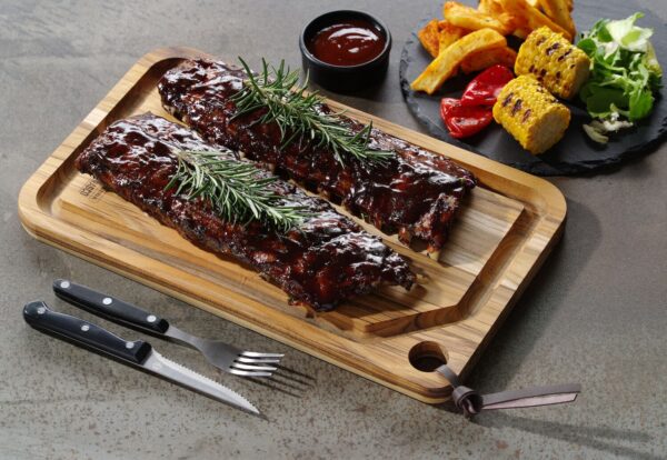Servēšanas dēlis Churrasco no tīkkoka, Brūns, 400x240x18mm, 13332352, Tramontina