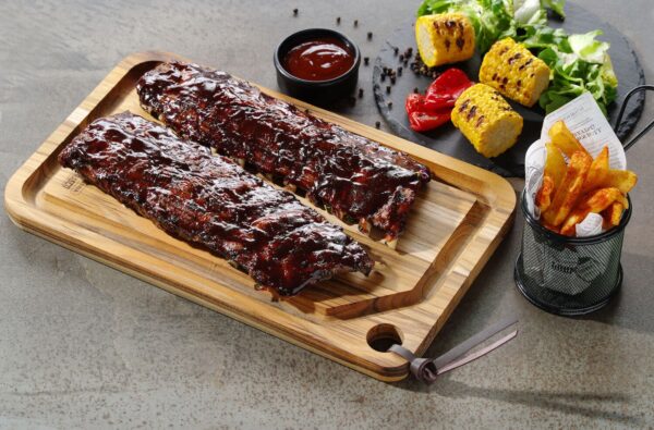 Servēšanas dēlis Churrasco no tīkkoka, Brūns, 400x240x18mm, 13332352, Tramontina