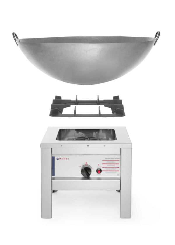 Gāzes plīts, Profi Line, 6,7kW, 425x425x400mm, 147108, Hendi