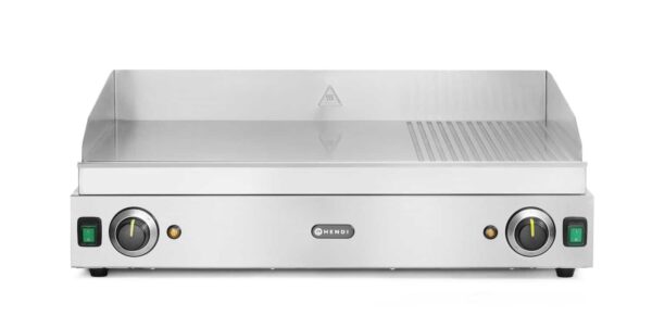 Cepšanas virsma-grils, Profi Line, 2/3 gluds, 1/3 rievots, 230V/3500W, 720x530x250mm, 203163, Hendi