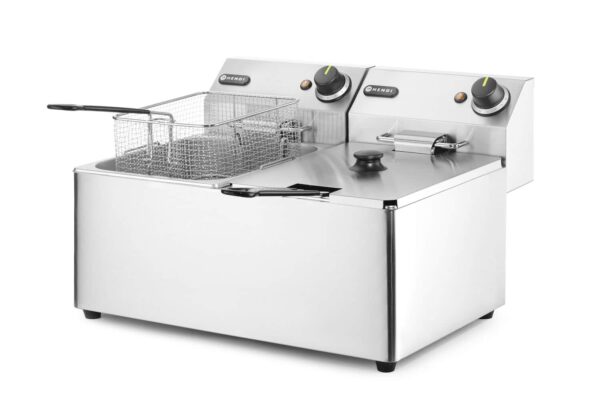 Friteris Kitchen Line - 2 x 8l, Kitchen Line, 16L, 230V/7000W, 550x430x345mm, 205839, Hendi