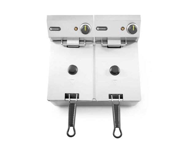 Friteris Kitchen Line - 2 x 4l, Kitchen Line, 8L, 230V/6000W, 470x380x330mm, 205846, Hendi