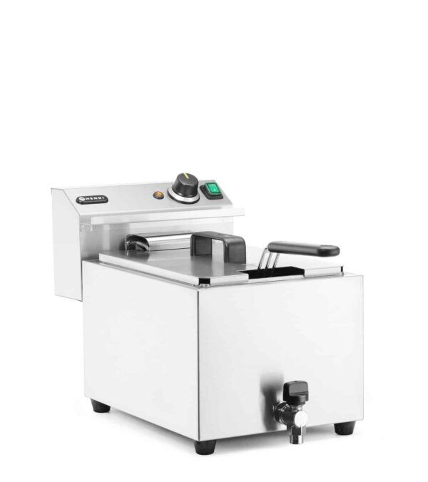 Friteris Profi Line ar izteces krānu, 10 l, 400 V, Profi Line, 10L, 400V/6600W, 302x687x375mm, 209424, Hendi