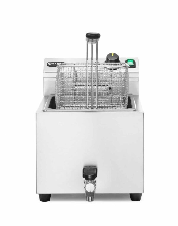 Friteris Profi Line ar izteces krānu, 10 l, 400 V, Profi Line, 10L, 400V/6600W, 302x687x375mm, 209424, Hendi