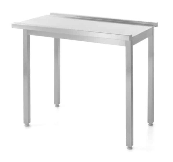 Izkraušanas galds trauku mazgājamām mašīnām, bez sienas malas – saliekams, Kitchen Line, 1100x600x850mm, 237656, Hendi